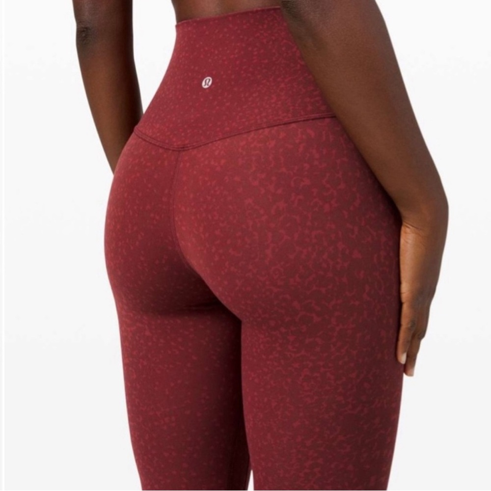 Lululemon High-Rise Align Leggings 28” in Camo Chianti